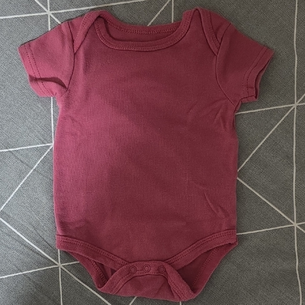 Chick Pea Pink Short Sleeve Bodysuit